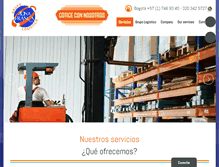 Tablet Screenshot of grupologisticozonafranca.com
